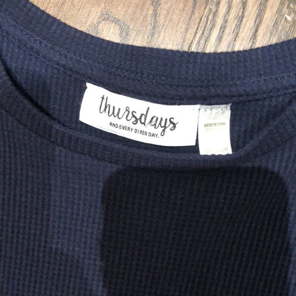 Thursdays waffle top - Picture 3 of 6